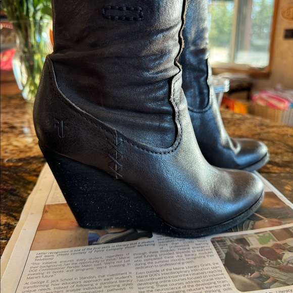Frye Cece Wedge Booties - Picture 3 of 5